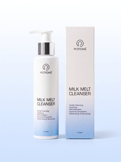 MILK MELT CLEANSER-HYDRATING & EXFOLIATING CLEANSER