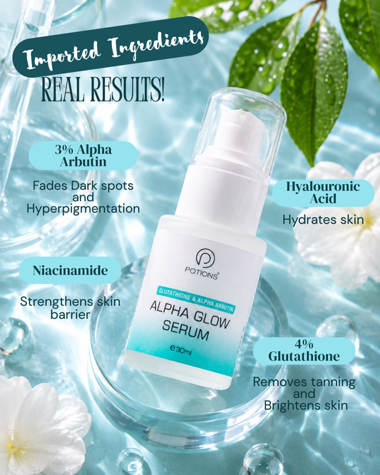 Alpha Glow Serum (3% Alpha Arbutin, 4% Glutathione)